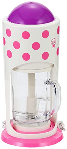 Doshisha Electric Shaved Ice Maker, Cororo Odoru Sweets Maker, UHA Mikakuto, with Dedicated Recipe, White, DCFZ-20