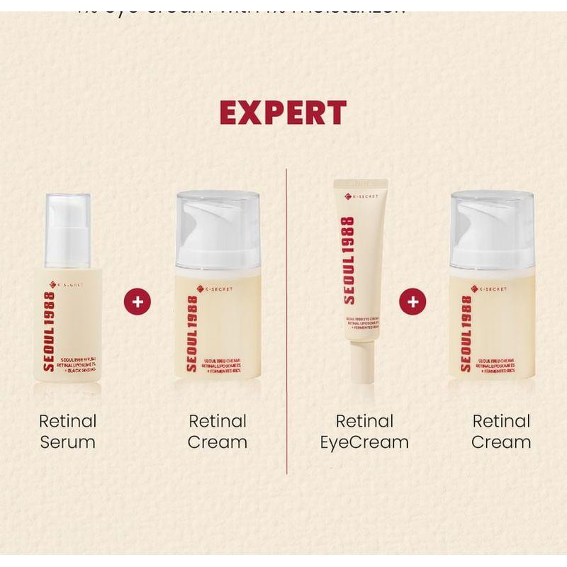 KSECRET SEOUL 1988 Eye Cream : Retinal Liposome 4% + Fermented Bean