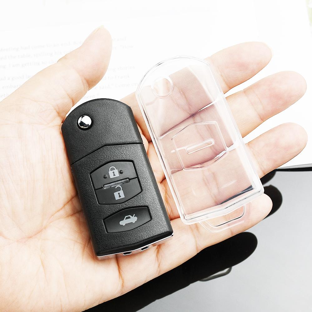 Transparent Tpu For Mazda Cx5 Cx-5 Cx9 Cx-9 Mx5 Mx-5 M6 Rx8 2 3 5 6 8 Cx7 Cx-7 Rx-8 Auto Keyless Car Key Case Cover Holder