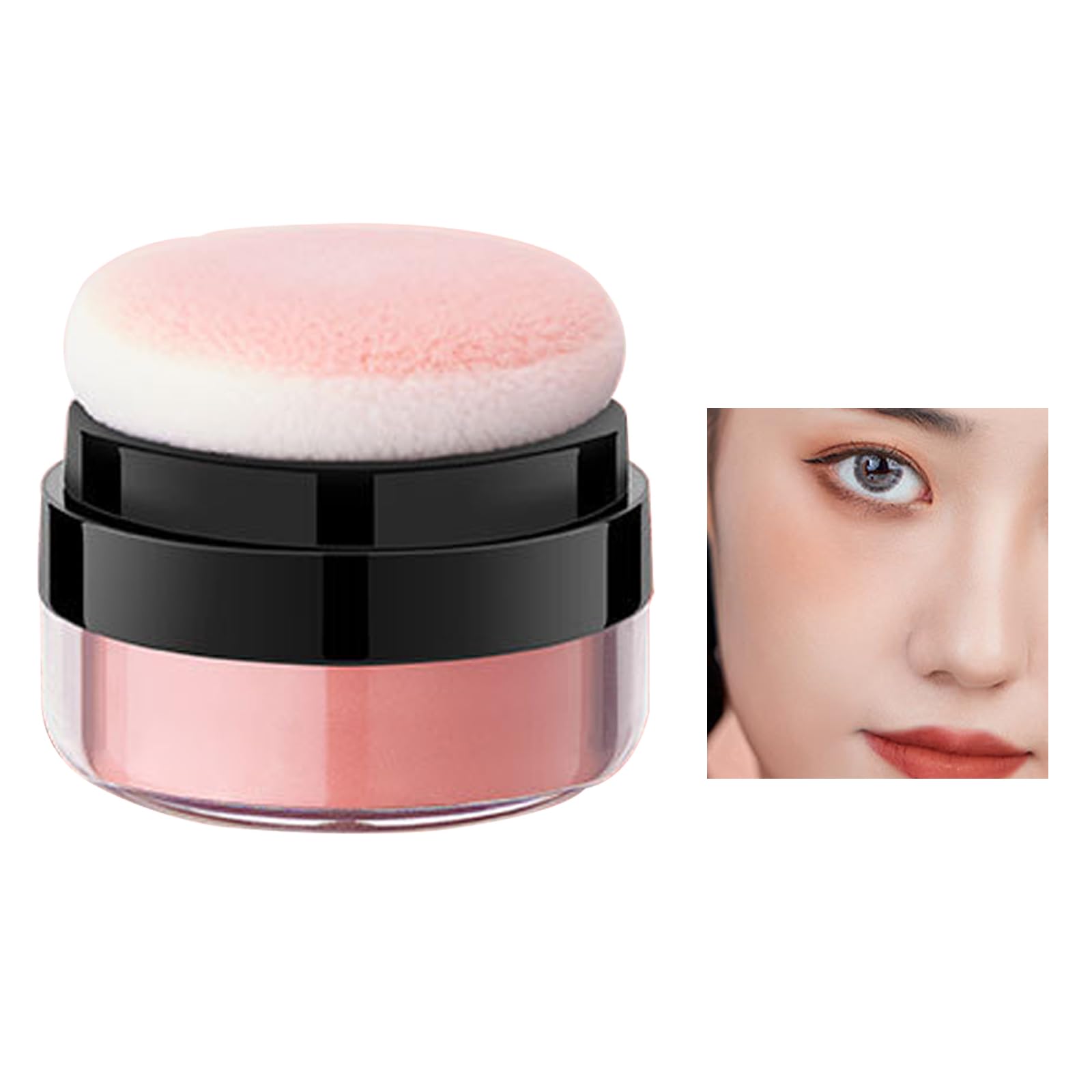 

Qin Derdom Минеральные румяна для щек Хайлайтер Контур Румяна Кушон Мягкие Высокопигментированные Легкие Дышащие Натуральная косметика Поставляется с пуховкой