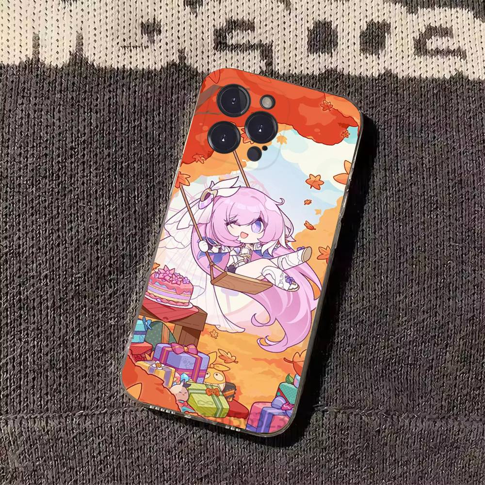 H-Honkai Alyssia Phone Case for iPhone 11Pro 13 12 11 Pro Max 16e 17 Air 16 15 14 Plus 11ProMax