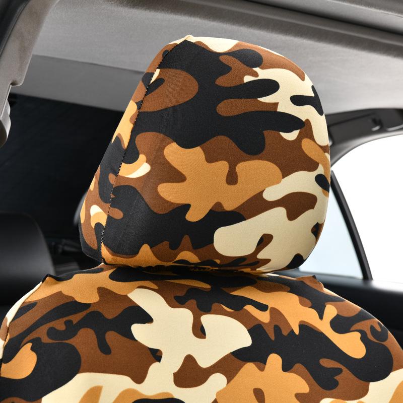 

1 шт. Чехол на подголовник автомобильного сиденья Защитный чехол от грязи Эластичный Полностью закрывающий подголовник Универсальный Модифицированный чехол для сиденья для интерьера автомобиля
