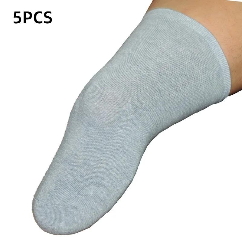 5Pcs Thick Cotton Amputee Stump Socks Breathable Seamless Residual Limb Sleeve Soft Skin-Friendly Pressure Relief Wrap For Below