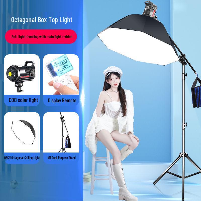 Professional 2000W LED Room Fill Light for Indoor Photography - Super Bright Streamer Beauty Lighting for Clothing Photography