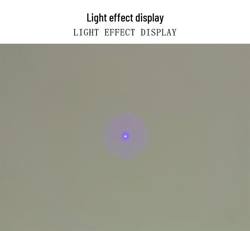 8x31mm 405nm 5mW Internal Focus Blue-Violet Laser Module with Dot Pattern.