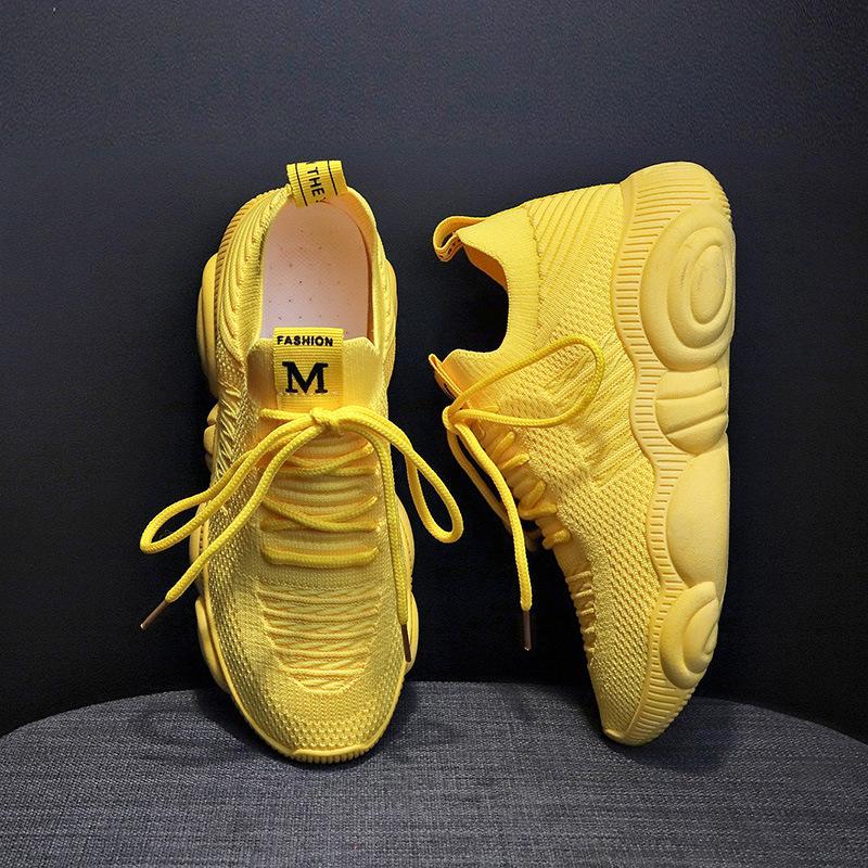 yellow dad shoes