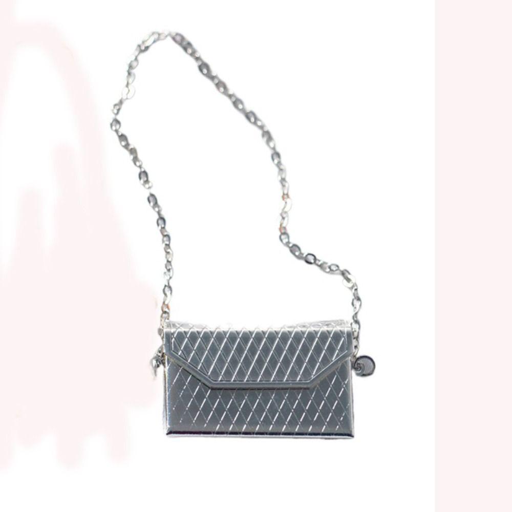 Metal Dollhouse Mini Bag Dolls Accessories Shopping Handbag  for 1/6,1/8 BJD Doll /OB11