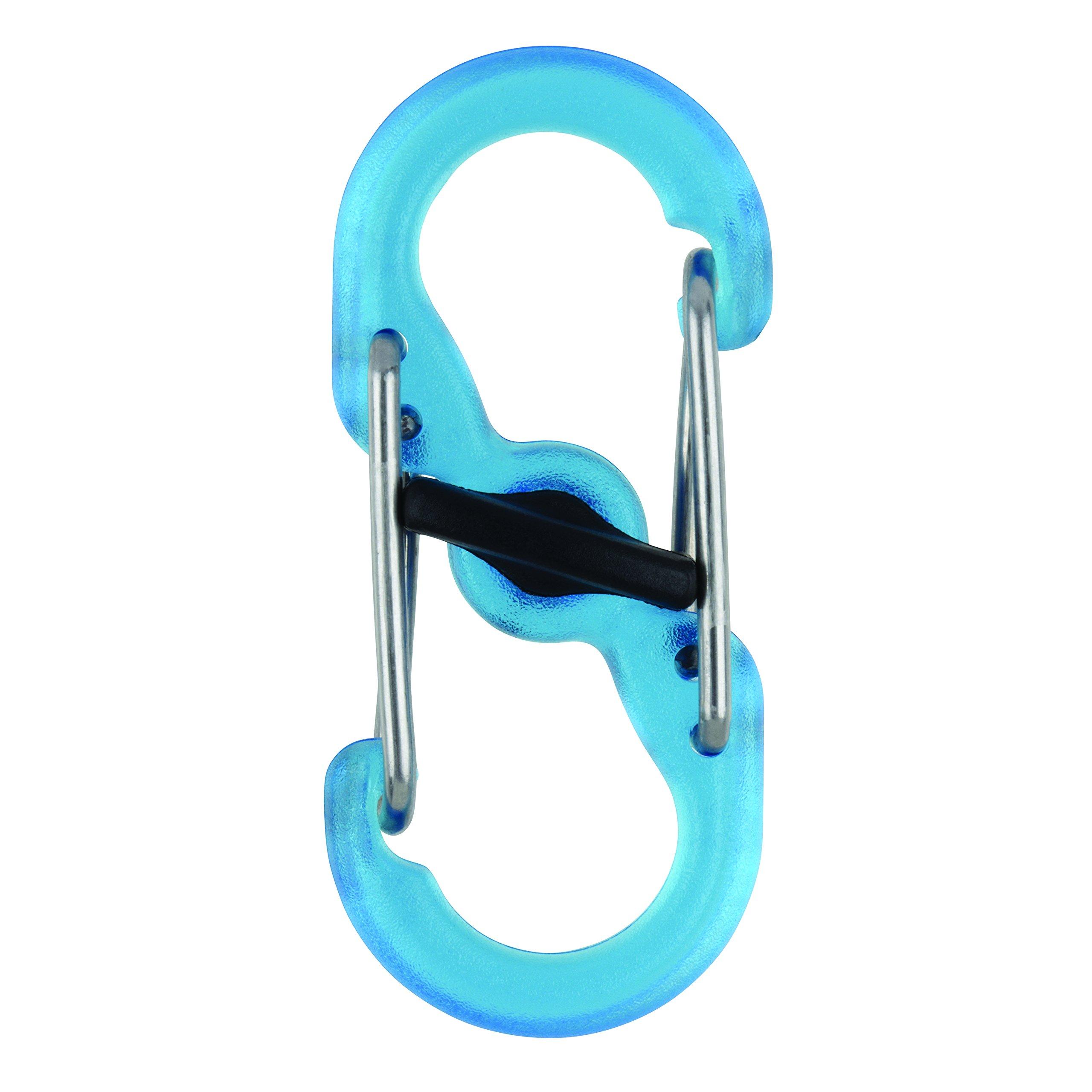 

NITEIZE Microlock Plastic Carabiner 2P Blue Japanese S-Biner LSBPM-03T-2R3 (Genuine Product) синий