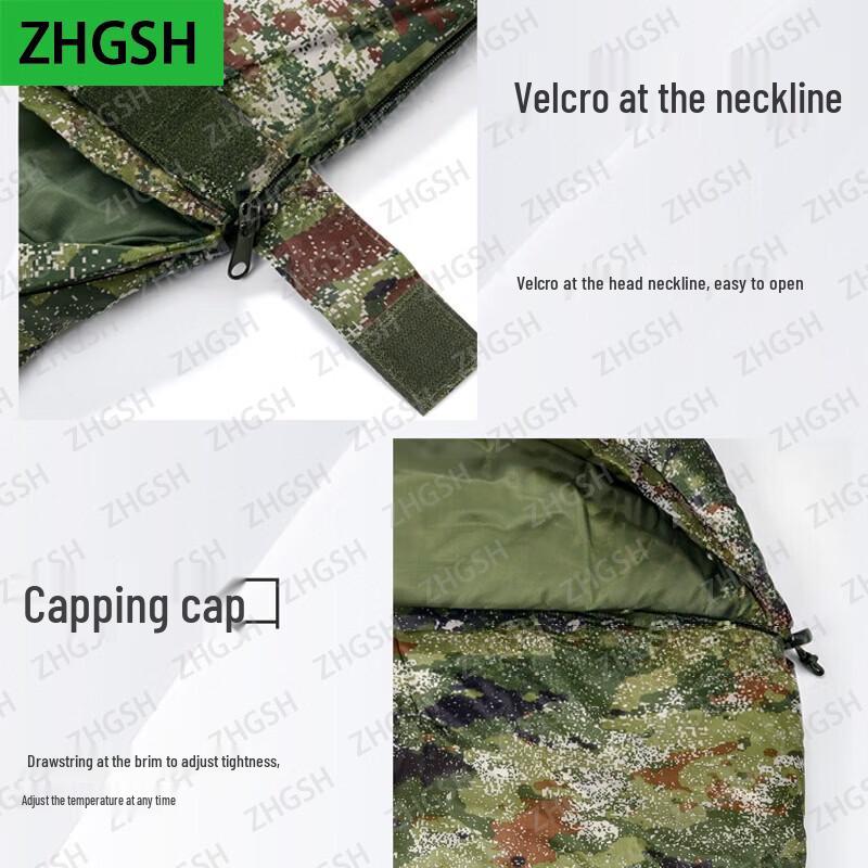 ZHGSH Warm Outdoor Envelope Sleeping Bag
