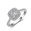 Zhenrong European American Fashion Engagement Rings for Women - Eight Hearts Eight Arrows Cubic Zirconia Jewelry.