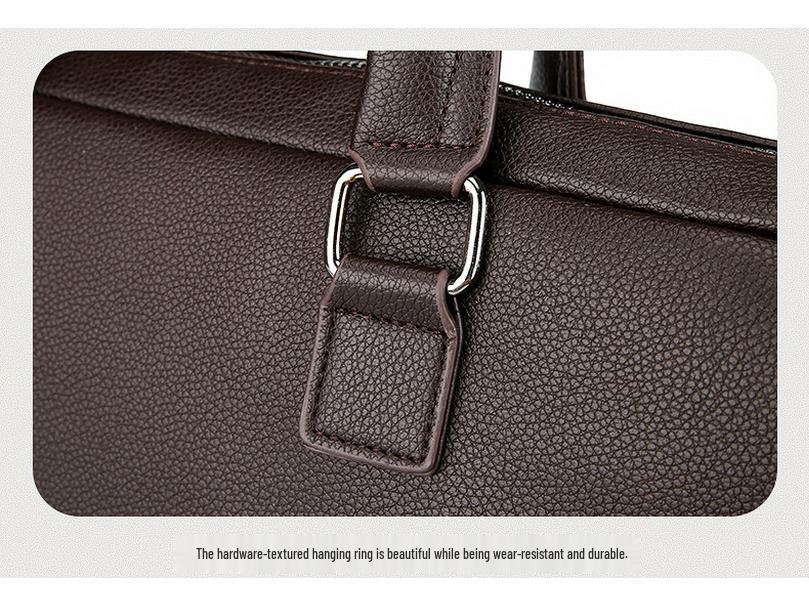 14-15 Inch Crossbody Briefcase: Large Capacity Laptop Bag