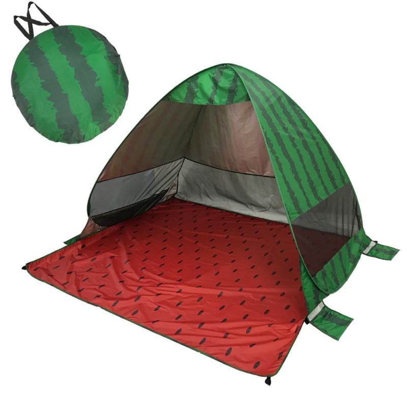 Automatic Beach Tent 2-Second Quick Setup Sun Shelter 2-3 People Outdoor Camping UV Protection