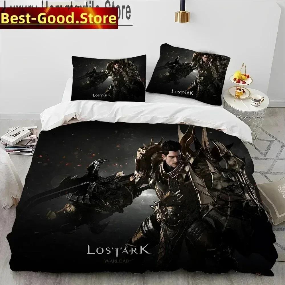 3D Print Lost Ark Game Bedding Set Printed Bed Set With Pillowcase Bed Duvet Cover Soft Queen King Size Bedclothes Home