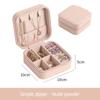 Jewelry Box Jewelry Organizer Display Travel Jewelry Case Boxes Portable Earring Holder Leather Portable Storage Zipper Box