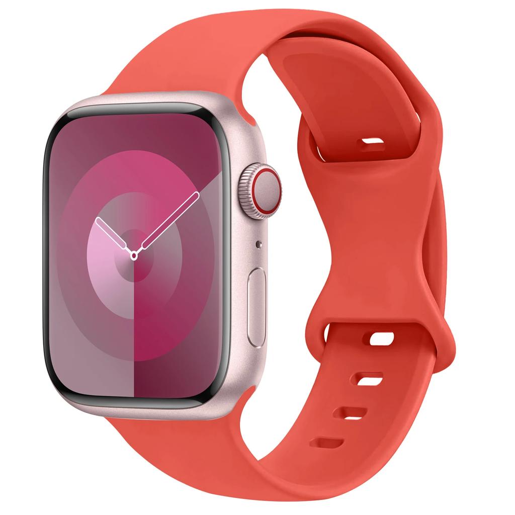 Silikonarmband für Apple Watch Band 45mm 44mm 41mm 40mm 42mm 46mm ultra 49mm Sportarmband correa series 11 7 8 9 10 4 3 5 6 se