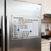 Acrylic Weekly Planner Transparent Colorful Magnetic Weekly Planning Board Memo Board for Home