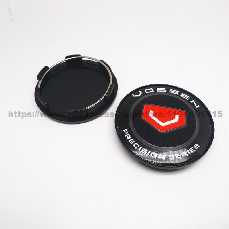 4pcs 68mm 63mm Vossen Wheel Center Cap Hub Car Rims Protective Hubcaps Dust-proof Plastic Cover