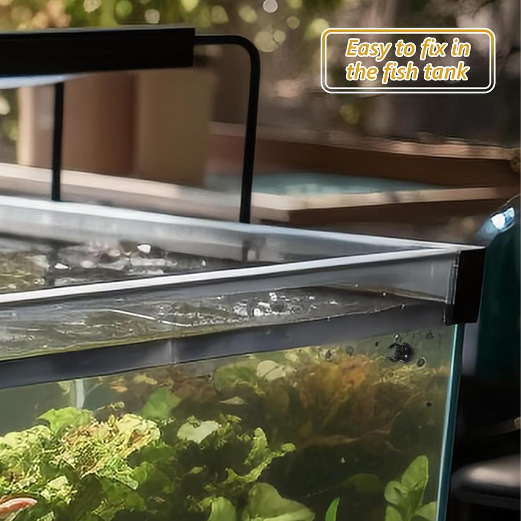 HANABASS 10pcs Aquarium Heating Rod Holders Cup Clips for Fish Tank Light Mounting Aquarium Light Brackets Clip with Suction Cups for Secure