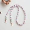 Cotton Mobile Phone Lanyard Daisy Macrame Keychain Hanging Strap Bag Hanging Rope  Bag Accessories