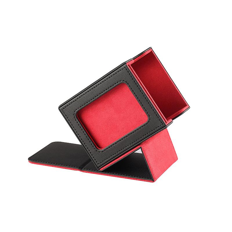 Коробка для хранения карт Tcg Mtg Настольные игры Commander Card Carrying Organizer Case Trading 3 X 4  Regular Toploader Box Baseball красный