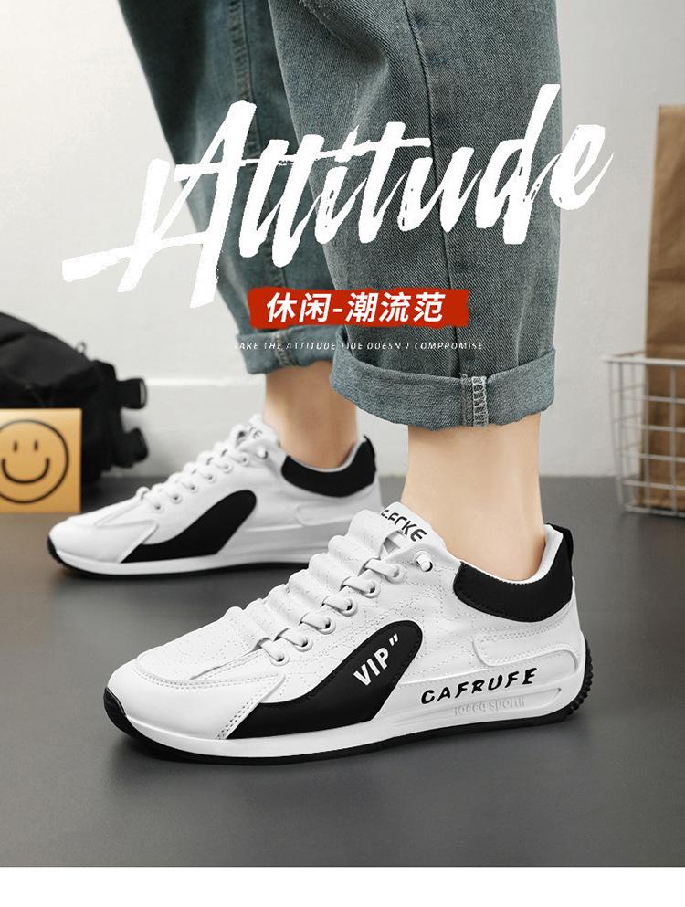 New flat casual shoes for spring and summer of 2025, comfortable and soft soled, anti slip running sports men's shoes