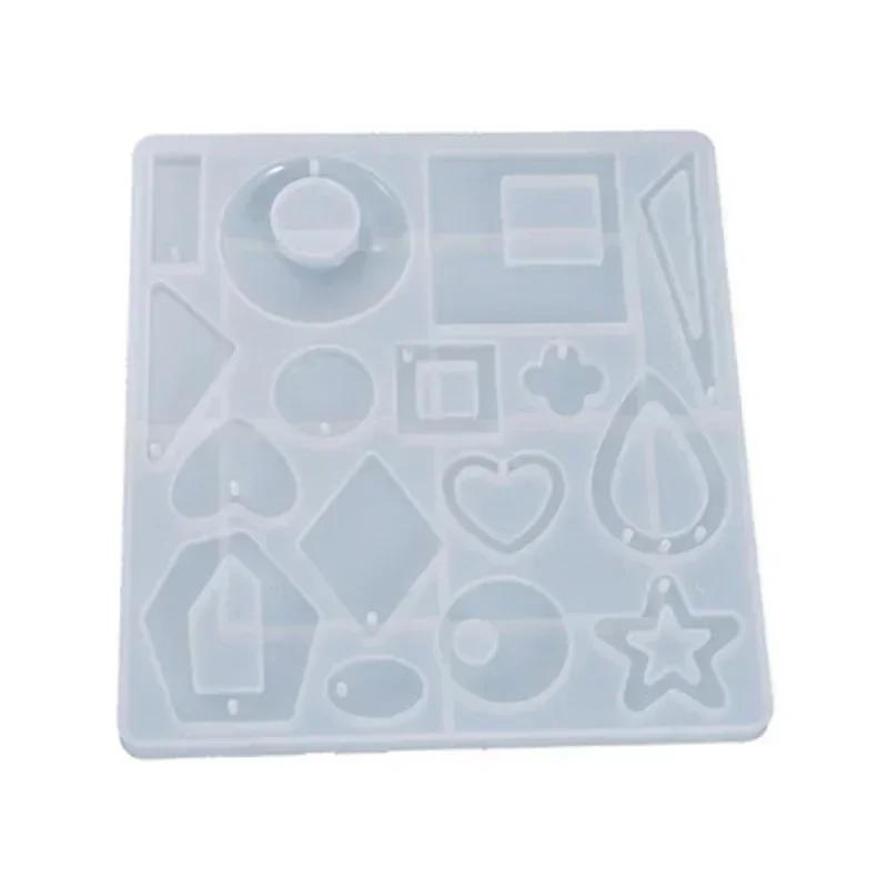 

1 Pcs DIY Charms Earring Silicone Creative Jewelry Making Casting Tools Earring Craft Making AccessoriesEarring Molds Resin белый