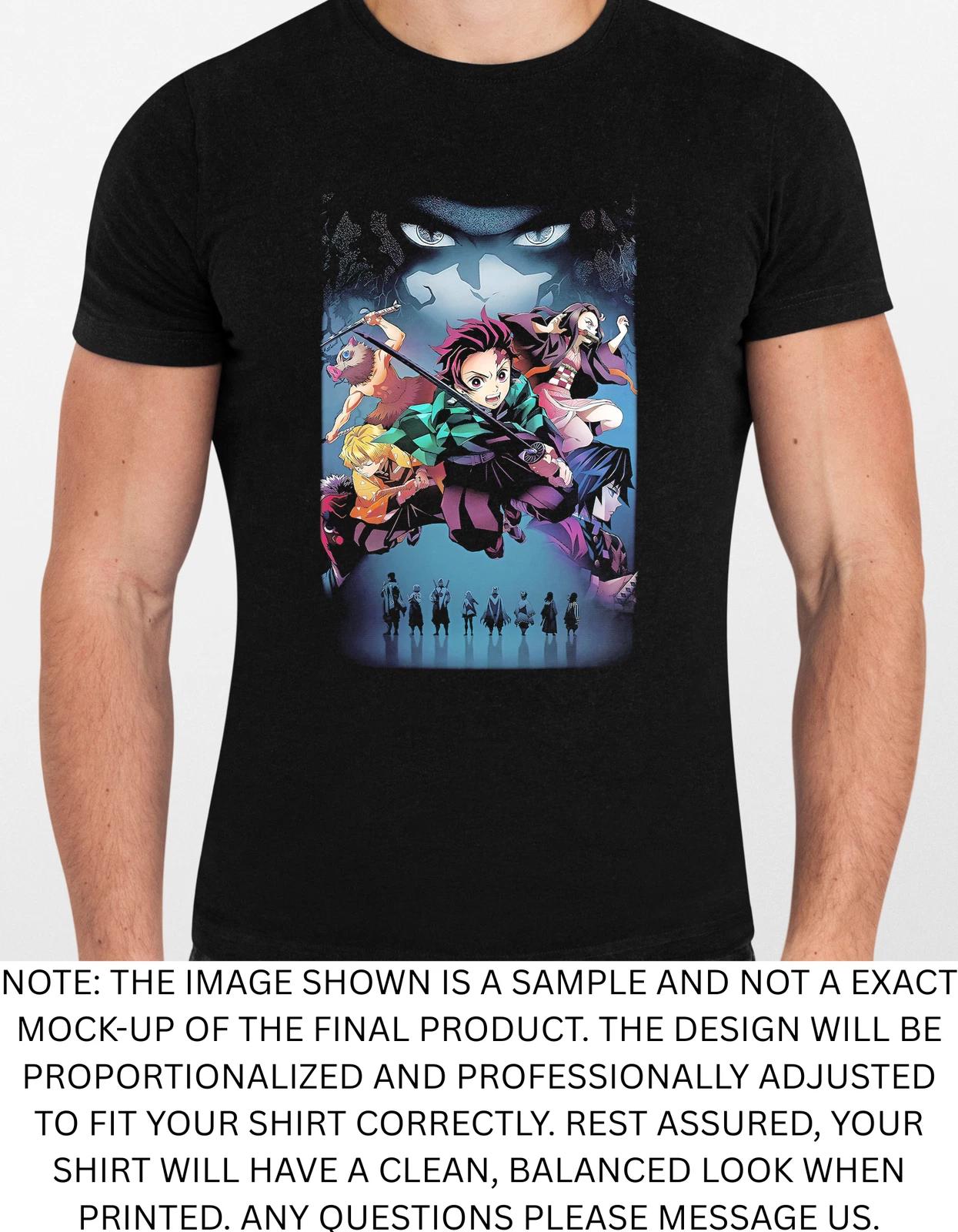 Men s and Women s T-shirts Demon Slayer Graphic XXXXL