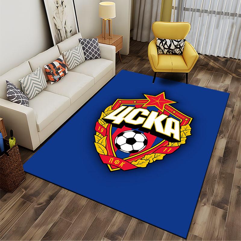 CSKA Football Club Logo Carpet suitable as a non-slip mat for the living room or bedroom sofa