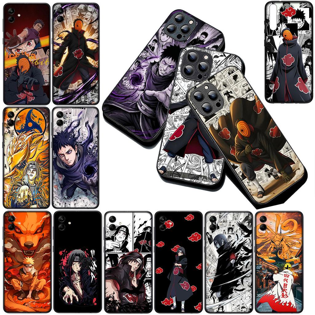 For Apple iPhone 12 13 Pro Max Mini ProMax X XR Air 13Pro XS Phone Cover Soft Case Obito Uchiha Tobi Itachi Narutos Akatsuki