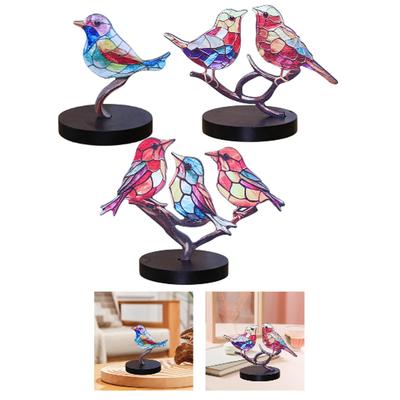Vogel Desktop-Ornament Dekoratives Geschenk Desktop-Dekoration für Regal Schlafzimmer Büro