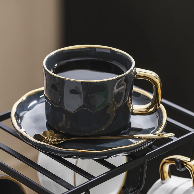 Guyou Leichter Luxus Europäischer Stil Keramik Kaffeetasse mit Untertasse