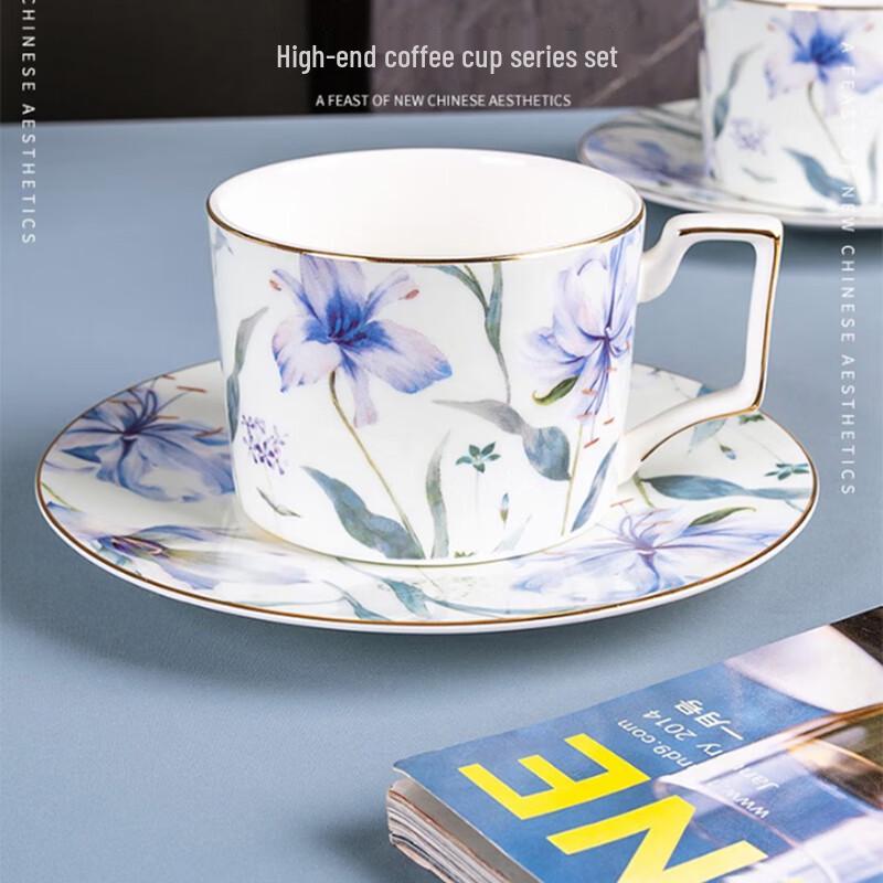 Tang Hui 'Blüte im Sommer' Europäisches Knochenporzellan Tee- und Kaffeeservice