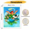 Disney DIY Peter Pan Tinker Bell Oil Painting Art Painting Kit Home Wall Decor Handmade Gift Canvas Craft Picture For Living Room Decor