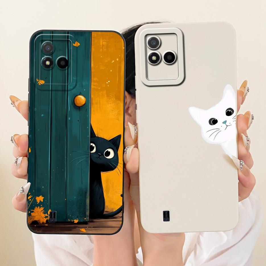 For Realme Narzo 50i Case RMX3235 Cute Rabbit Cartoon Cover Soft TPU Phone Case For Realme Narzo 50A Narzo50 i Back Cover Fundas