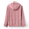 2026 Women's Casual Outdoor Sun Protection Hooded Jacket - Solid Color, Lightweight, Zipper Closure