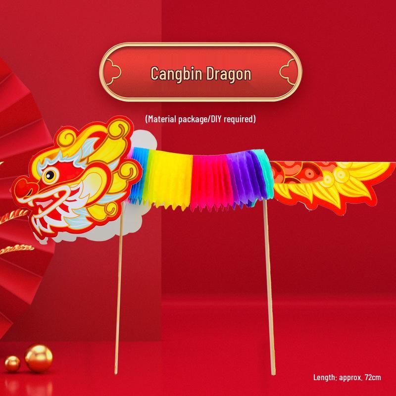 Year of the Horse Dragon Dance DIY Pull Flower Kit - Spring Festival Parent-Child Wedding Decor