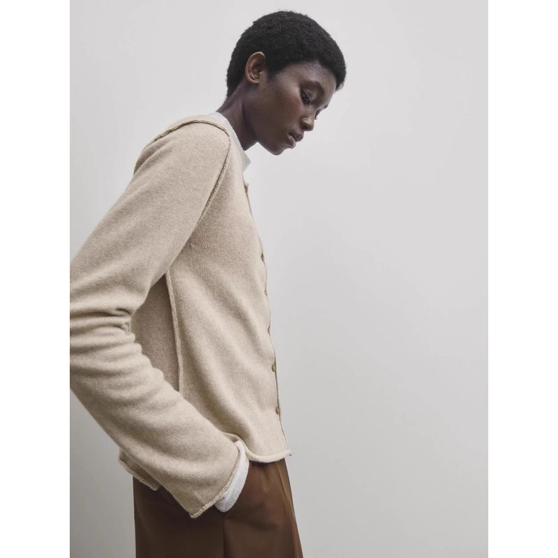 MD Women clothes New Casual Fashion Clean Fit Crew Neck Short coat Knitted Cardigan 05641614771