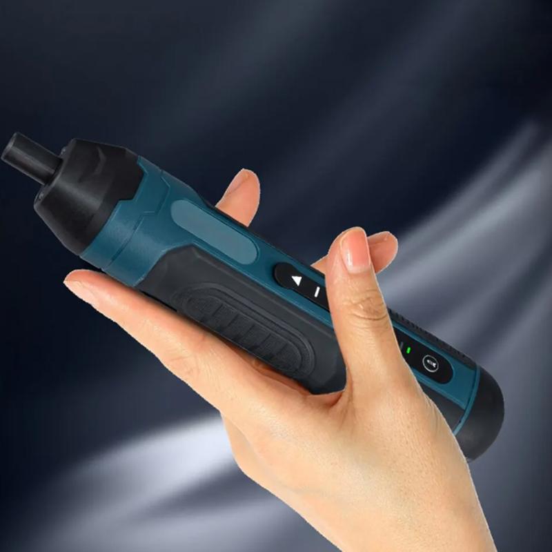 Electric Screwdriver, Rechargeable Adjustable Electric Drill, 1300 mAh Multi-functional Disassembly Tool, Torque Repair Tool