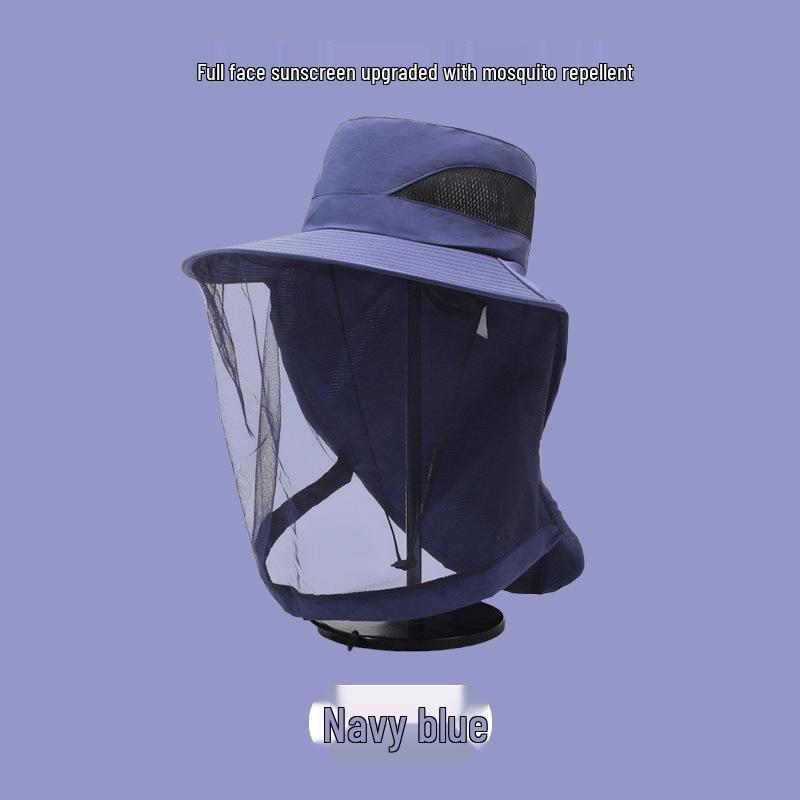 Waterdichte, UV-beschermende outdoorzonnehoed voor dames en heren – zomerse vis- en fietshoed met gezichts- en nekbescherming