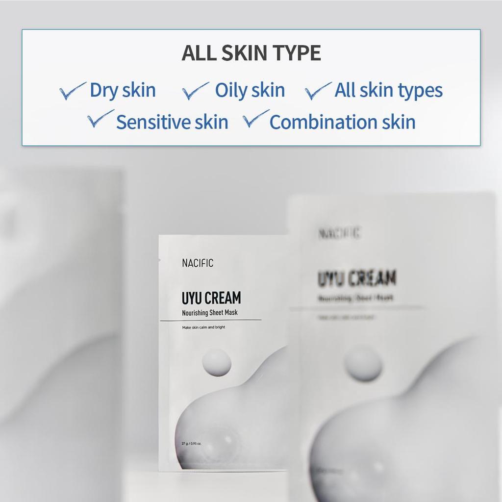 NACIFIC Uyu Cream Nourishing Mask Pack 25g (10EA)