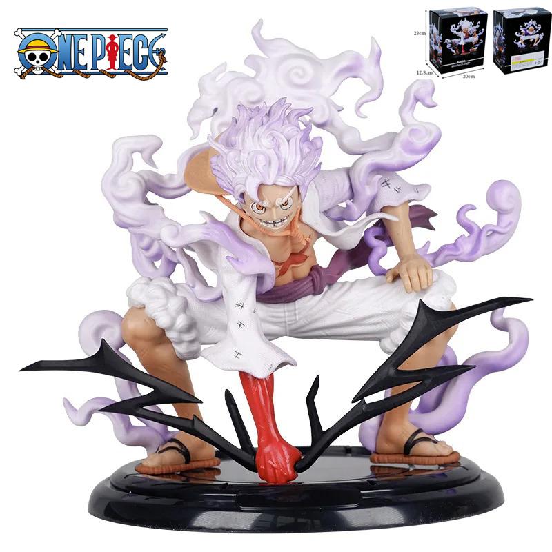Anime One Piece Luffy Figure Sun God Nika Gear 5 Luffy Figurine PVC Action Figures Collectible Model Toys For Children Gifts