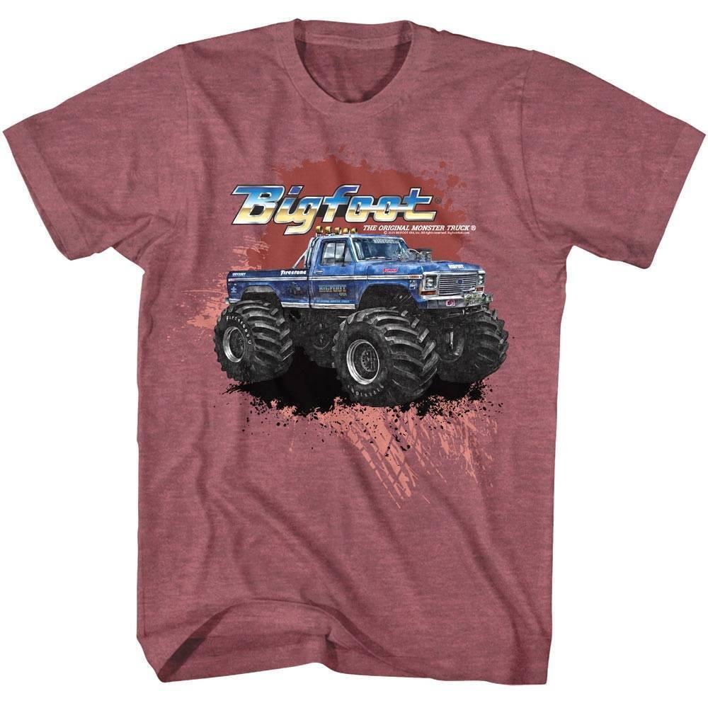 Bigfoot Monster Truck Splashdown Men T Shirt XL