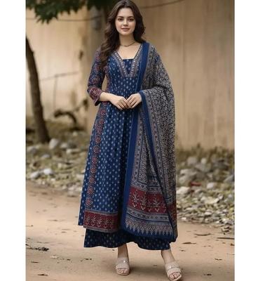 Ensemble Kuta Palazzo Dupatta en Viscose Rayonne pour Femme, Tenue de Soirée de Designer