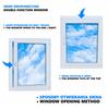 Okno PVC Antracit 80x100 Pravé, Nové 800x1000 mm Otevíravě-sklopné 2x sklo
