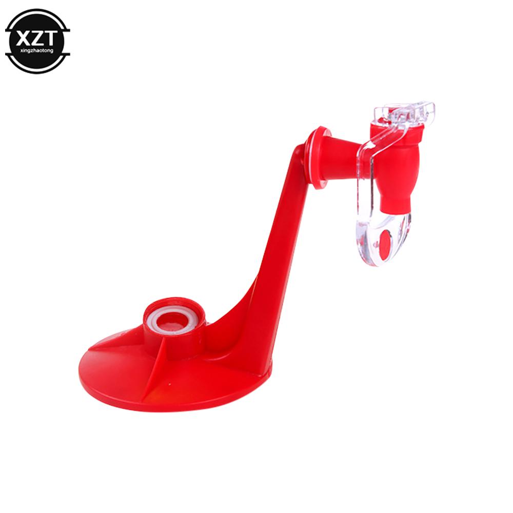 

Novelty Faucet Tap Saver Soda Dispenser Bottle Coke Upside Down Drinking Water Dispense Machine Switch For Gadget Party Home Bar червоний