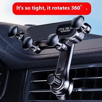 Auto Luchtuitlaten Clip Mount Standaard Verlengstang 360° Draaibare Zwaartekracht Auto Telefoonhouder In Smartphone Houder Beugel GPS Ondersteuning