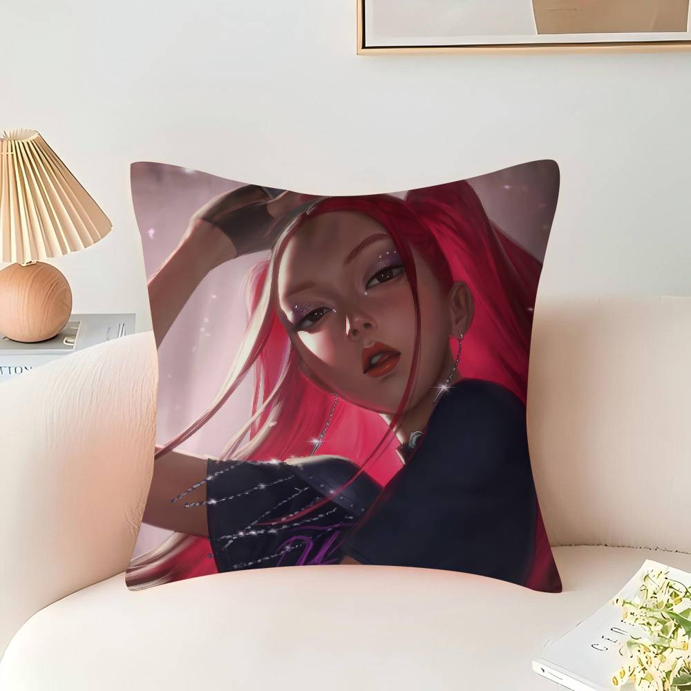 

Kpop D-Demon Hunters Наволочка для спальни и гостиной, декоративная наволочка для подушки для дивана 16x16Inch