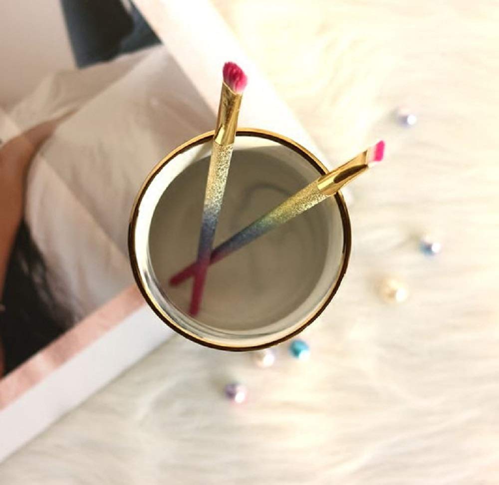 Makeup Brush Case Brush Nail Brush Pen Holder TK.Felly Stand, Marble-Style, Holder, Holder,