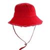 Frayed Edge Cotton Bucket Hat: Summer Sun Protection for Outdoor Travel and Shopping