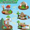 Non-Toxic Magnetic Building Blocks Mine World Magnetic Forest House Brick Cube Toys Set Stem Sensory Best Gift For 3+ Children Kid